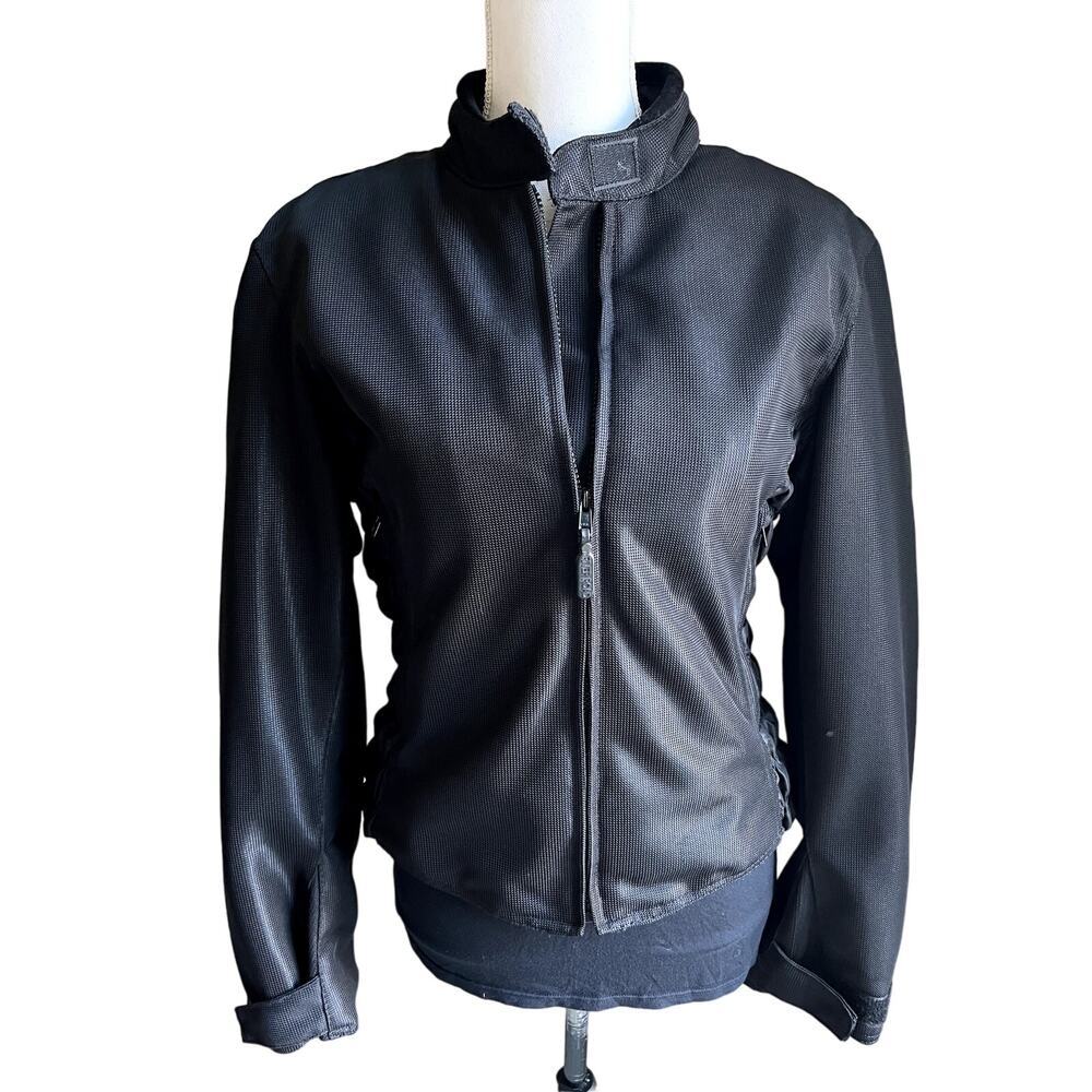 River Road ladies vented mesh padded motorcycle jacket size large